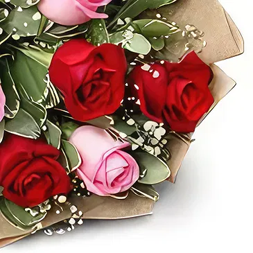Buangkok flowers  -  Red & Pink Theme Flower Bouquet/Arrangement