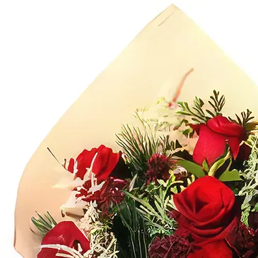 Buangkok flowers  -  Classic Christmas Rose Bunch Flower Bouquet/Arrangement