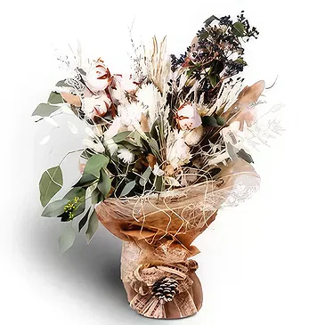 Buangkok flowers  -  Santa White Floral Bouquet Flower Bouquet/Arrangement