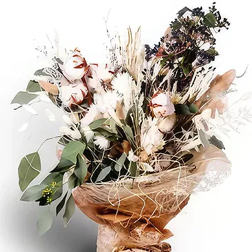 Buangkok flowers  -  Santa White Floral Bouquet Flower Bouquet/Arrangement