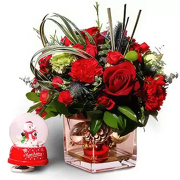 Buangkok flowers  -  Xmas Musical Present Flower Bouquet/Arrangement