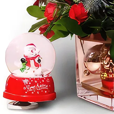 Buangkok flowers  -  Xmas Musical Present Flower Bouquet/Arrangement