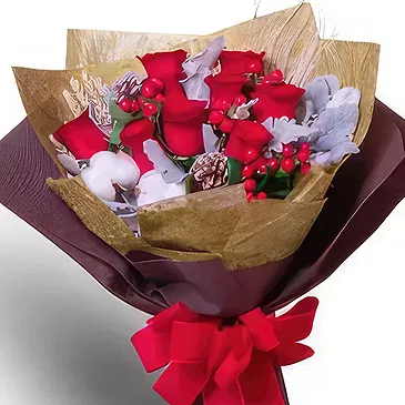 Buangkok flowers  -  Yuletide Flower Bouquet/Arrangement