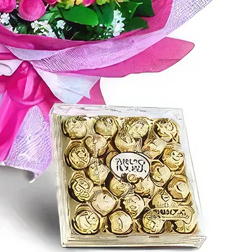 flores de Bongabon- Caixa Secreta Bouquet/arranjo de flor