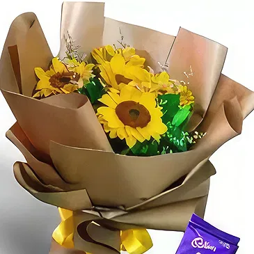 fleuriste fleurs de Gapan- Brise jaune Bouquet/Arrangement floral
