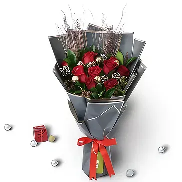 Buangkok flowers  -  Rosy Wishes Flower Bouquet/Arrangement