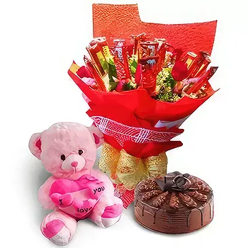 Philippines flowers  -  Ribbon Chocolate  Flower Delivery
