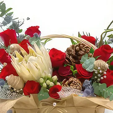 An-Najadah blomster- Vinter Blomsterarrangementer bukett
