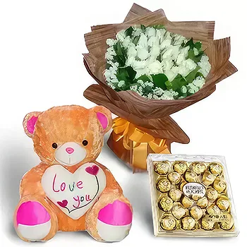 Philippines flowers  -  White  perfection Flower Delivery