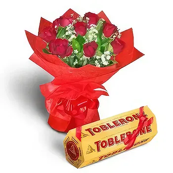 Philippines flowers  -  unique chocolate  Flower Delivery