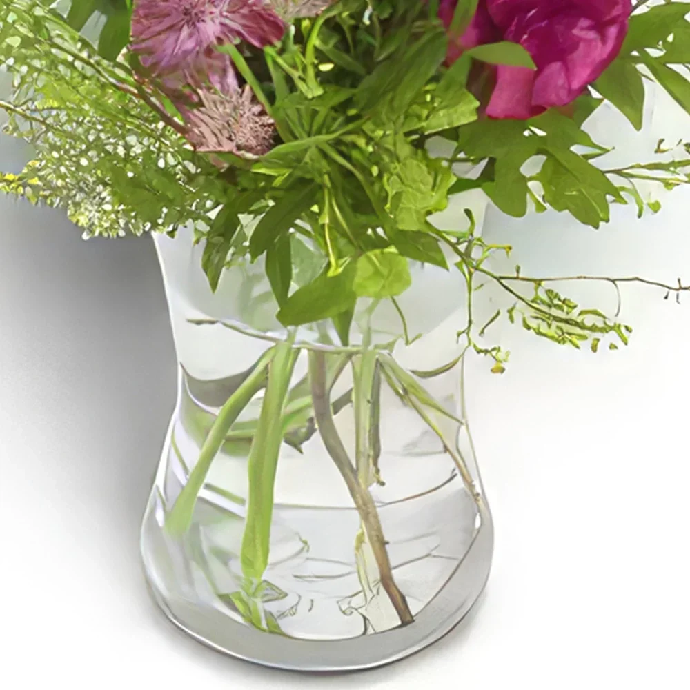 ดอกไม้ ออสโล - บุปผาสีชมพูรุ่งโรจน์ ช่อดอกไม้/การจัดวางดอกไม้