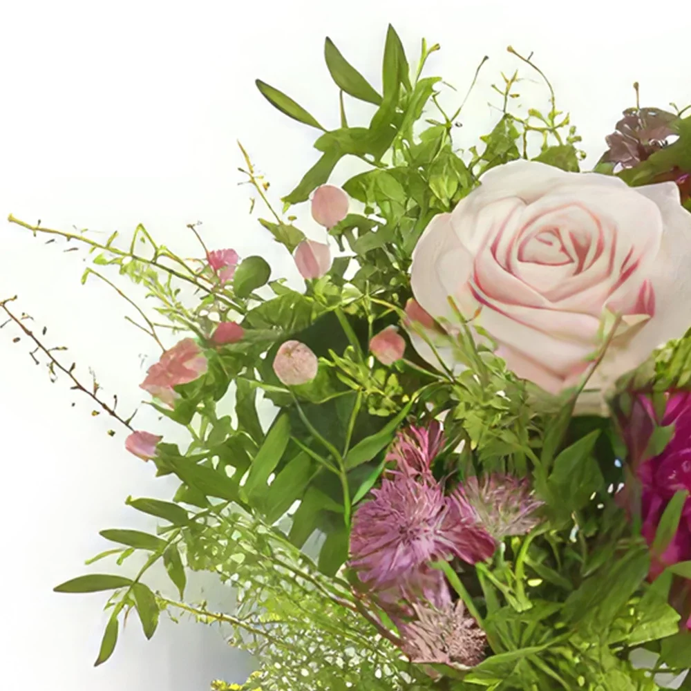 بائع زهور أوسلو- تزهر الوردي المجيد باقة الزهور