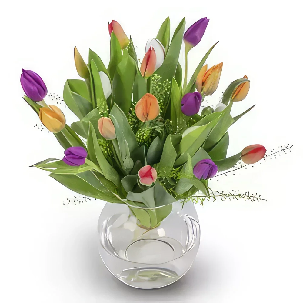 ดอกไม้ ออสโล - ทิวลิปฟิวชั่นที่หรูหรา ช่อดอกไม้/การจัดวางดอกไม้
