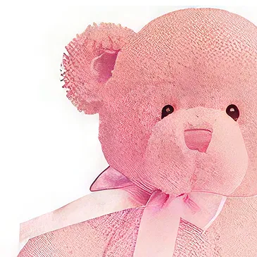 Nowosibirsk Blumen Florist- Pink Teddy Bear Bouquet/Blumenschmuck