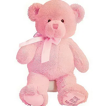 Nowosibirsk Blumen Florist- Pink Teddy Bear Bouquet/Blumenschmuck