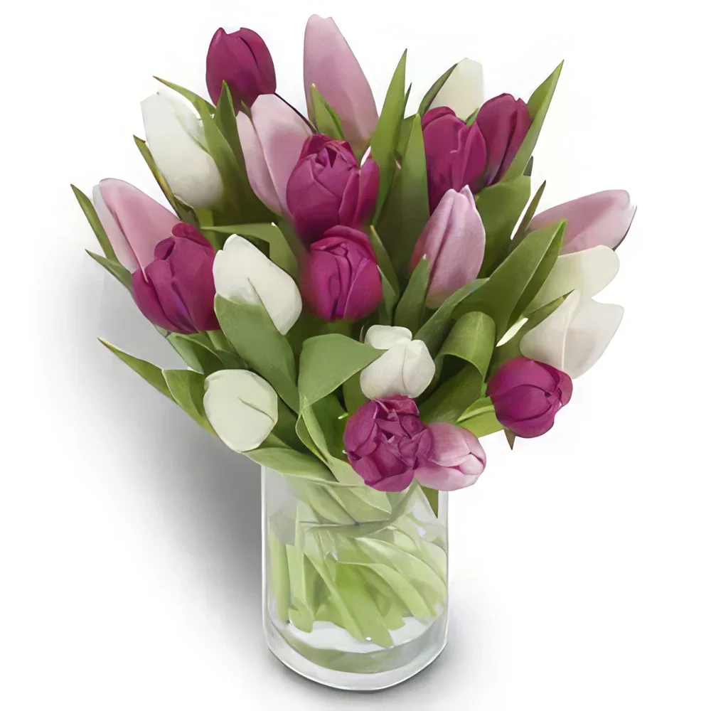 بائع زهور أوسلو- البتلة الوردي باقة الزهور