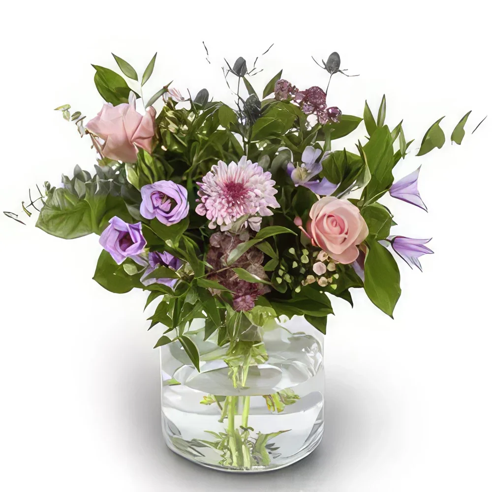 Bergen rože- Rožnate in vijolične sanje Cvet šopek/dogovor