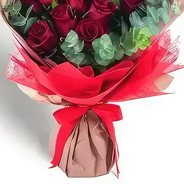 Buangkok flowers  -   Red Ribbon Flower Bouquet/Arrangement