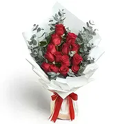 Sengkang online Florist - 15 Red Roses Bouquet