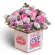 Sengkang online Florist - Pink& Purple Bouquet