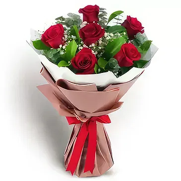 Buangkok flowers  -  Bold Red Flower Bouquet/Arrangement