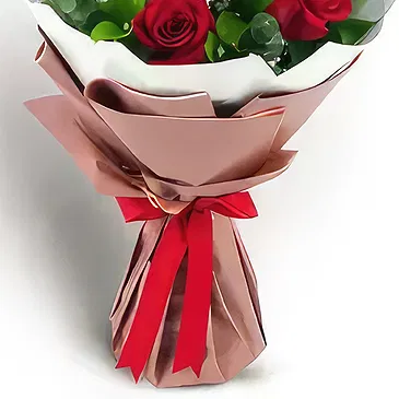 Buangkok flowers  -  Bold Red Flower Bouquet/Arrangement