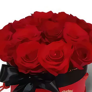 St. Maarten flowers  -  Passionate Roses Flower Bouquet/Arrangement