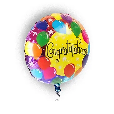 fleuriste fleurs de Tuzi- Félicitations Ballon Bouquet/Arrangement floral