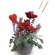Adma online Florist - Triple the love Bouquet