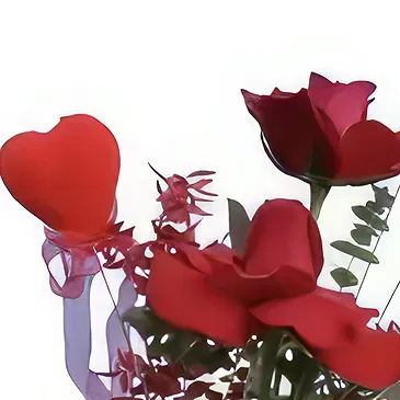 Adma flowers  -  Triple the love Flower Bouquet/Arrangement