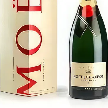 Es Cavallet λουλούδια- Σαμπάνια Moët & Chandon Μπουκέτο/ρύθμιση λουλουδιών