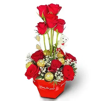 Mauritius flowers  -  Full of Love Flower Delivery