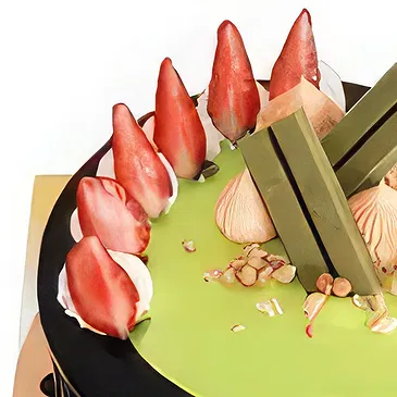 Cho Dok blomster- Dejlig Matcha kage Blomst buket/Arrangement