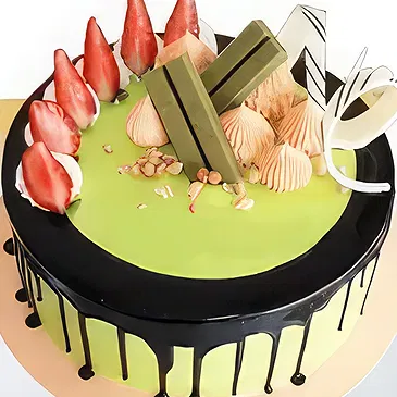 Cho Dok blomster- Dejlig Matcha kage Blomst buket/Arrangement