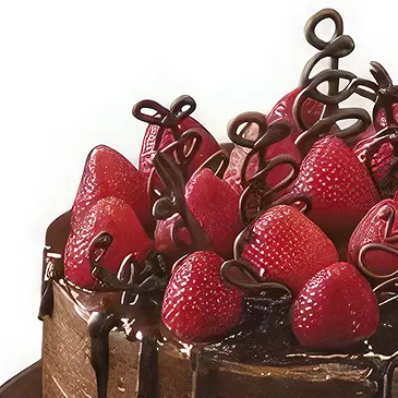 Mingelchaur blomster- Elsker kake Blomsterarrangementer bukett