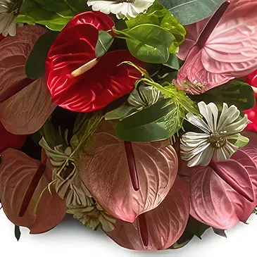 St. John flowers  -  Eternal Remembrance Flower Bouquet/Arrangement