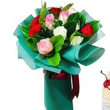 Mankhan flowers  -  Delightful Present Flower Bouquet/Arrangement