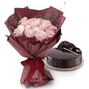 Mankhan flowers  -  Simplicity with Taste Flower Bouquet/Arrangement