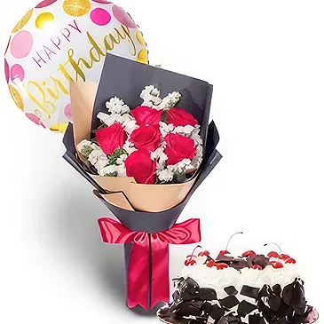 Mankhan flowers  -  Birthday Bash Flower Bouquet/Arrangement