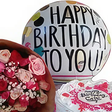 Mankhan flowers  -  Colorful Vibes Flower Bouquet/Arrangement