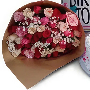Mankhan flowers  -  Colorful Vibes Flower Bouquet/Arrangement
