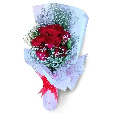 Nepal flowers  -  Love Roses Flower Bouquet/Arrangement