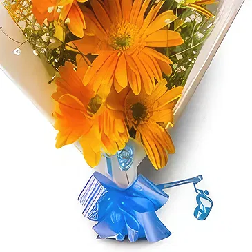Nepal flowers  -  Golden Grace Flower Bouquet/Arrangement