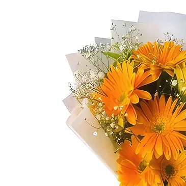 Nepal flowers  -  Golden Grace Flower Bouquet/Arrangement