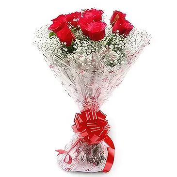 Nepal flowers  -   Lovely Roses Flower Bouquet/Arrangement
