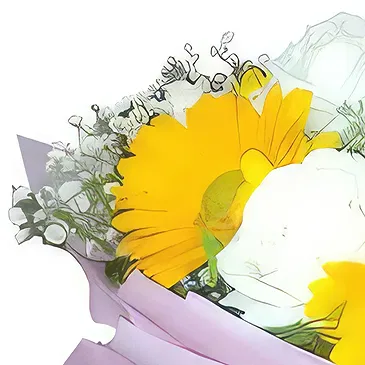 Chhededaha blomster- Lykke Blomsterarrangementer bukett
