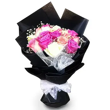 Nepal flowers  -  Rose Passion Flower Bouquet/Arrangement