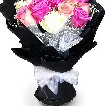 Nepal flowers  -  Rose Passion Flower Bouquet/Arrangement