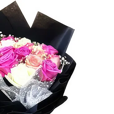 Nepal flowers  -  Rose Passion Flower Bouquet/Arrangement