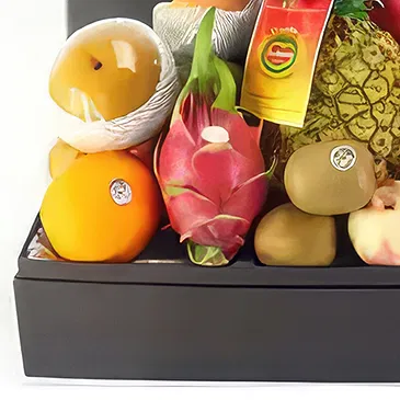 Huaibei bloemen bloemist- Elegante fruitmand Boeket/bloemstuk